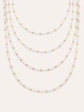 Collar Cleopatra Blanch Acero Baño Oro