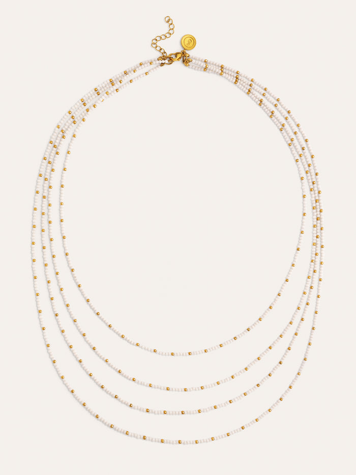 Collar Cleopatra Blanch Acero Baño Oro