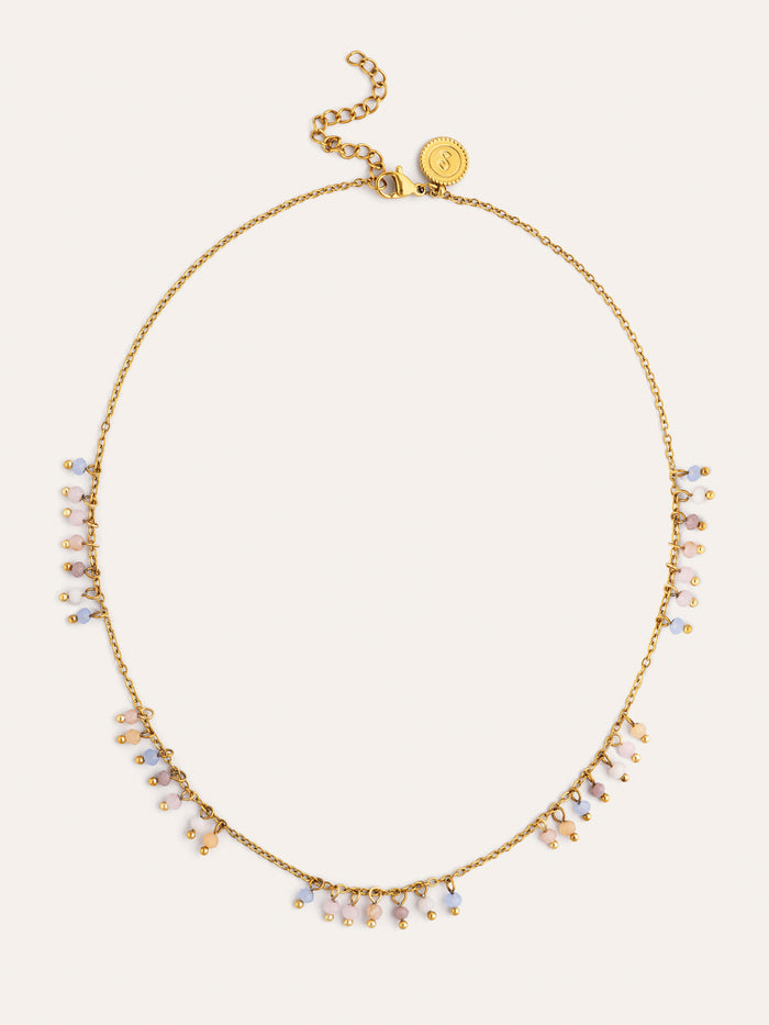 Collar Dancing Daphne Acero Baño Oro