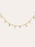Collar Dancing Stones Baño Oro