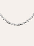 Collar Doble Lisse Twister Acero