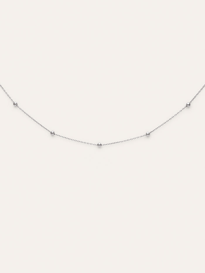 Collar Dots L Acero