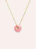Collar Easy Rosé Acero Baño Oro