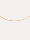 Collar Everything Plata Baño Oro