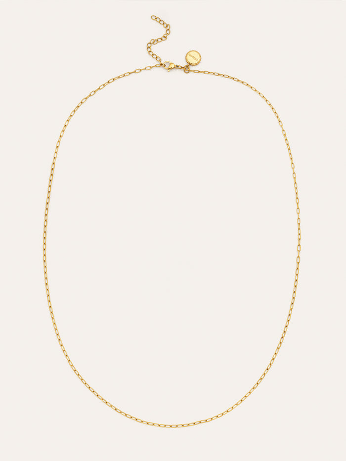 Collar Fine Chic Acero Baño Oro