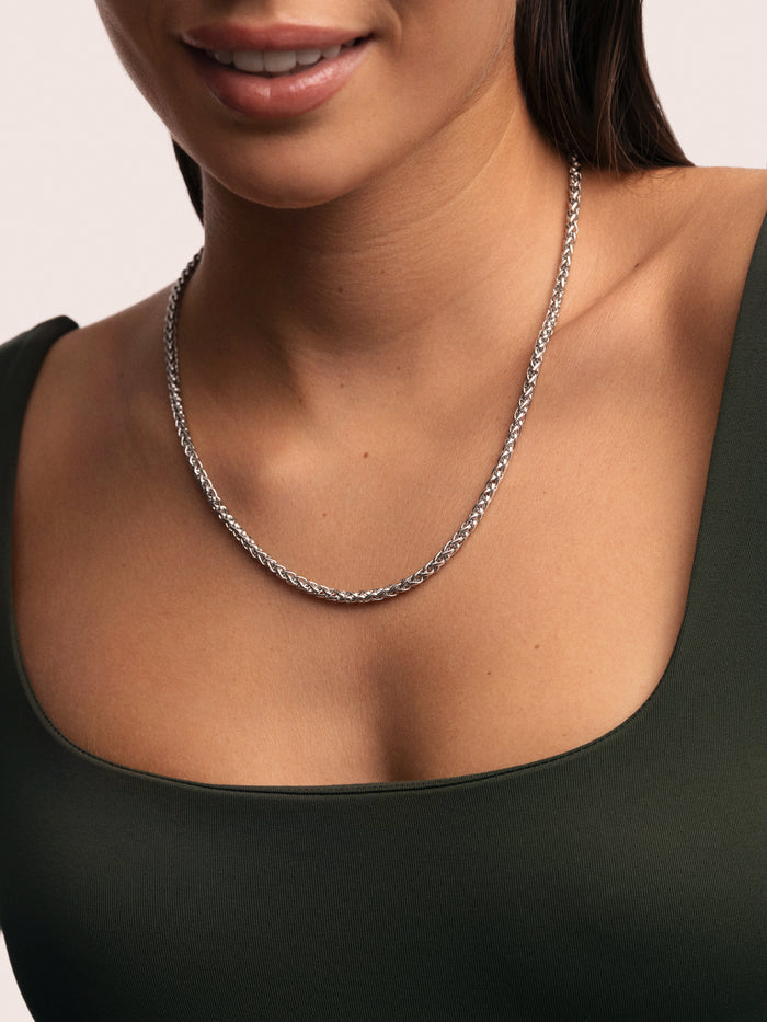 Collar Fine Disco Acero