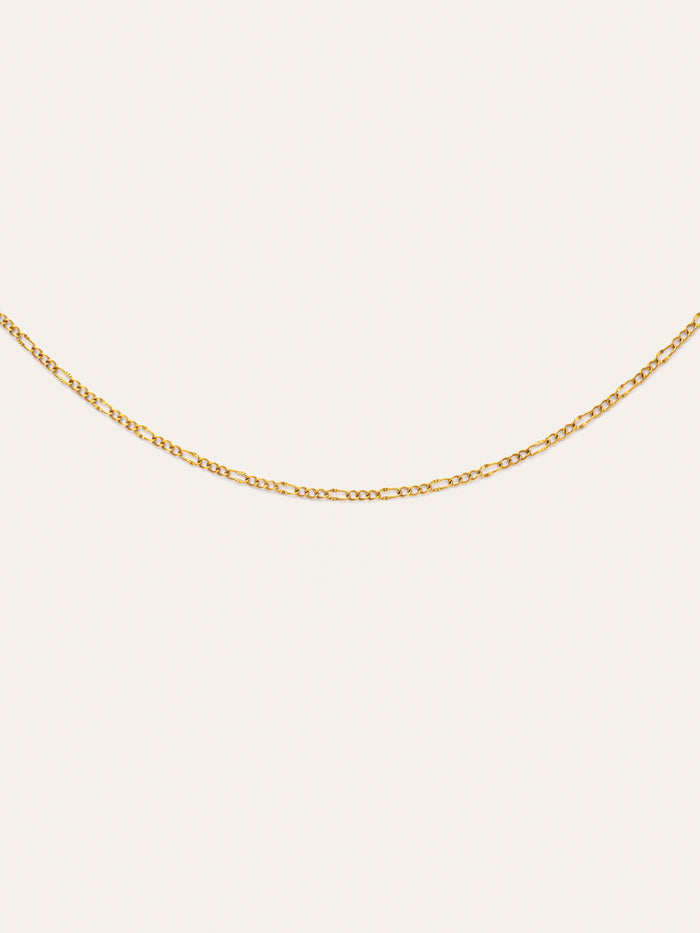Collar Fiore Acero Baño Oro