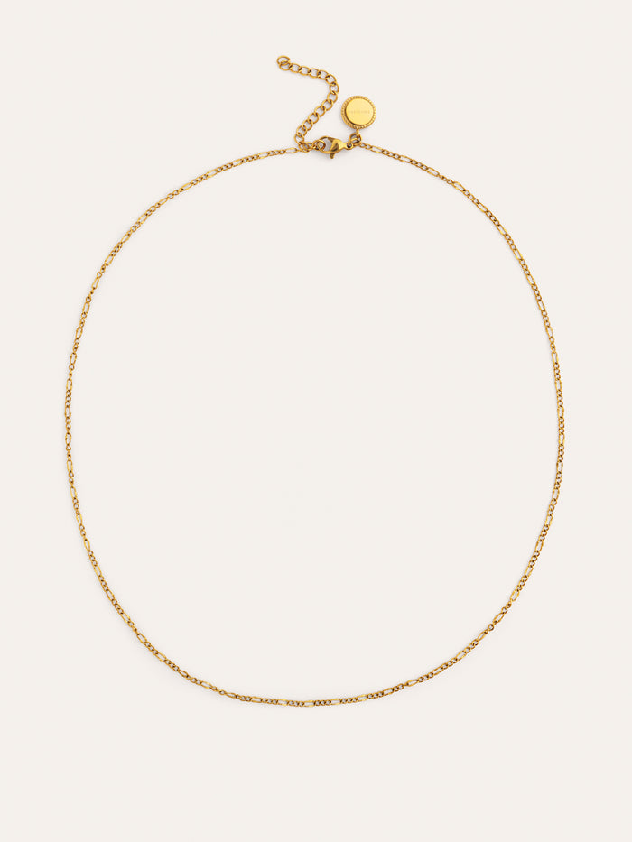 Collar Fiore Acero Baño Oro