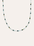 Collar Long Altea Ice Acero Baño Oro