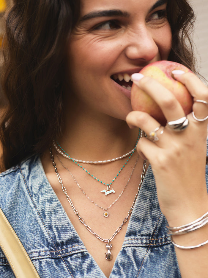 Collar Margarita Plata
