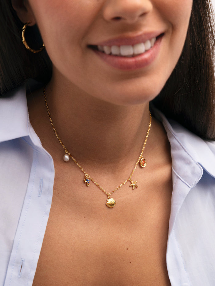 Collar Marítima Baño Oro