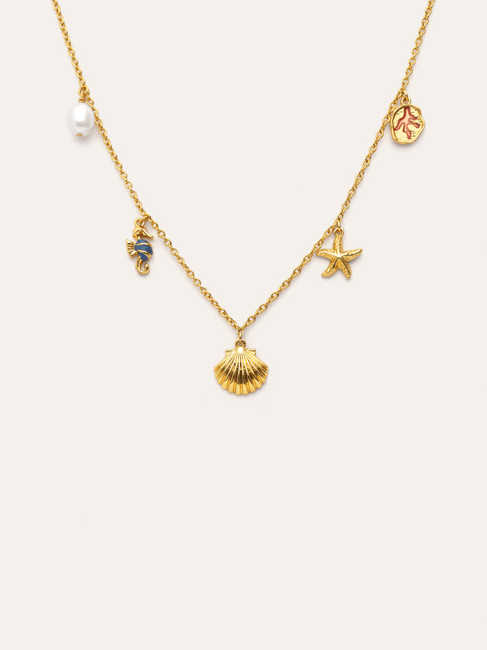 Collar Marítima Baño Oro