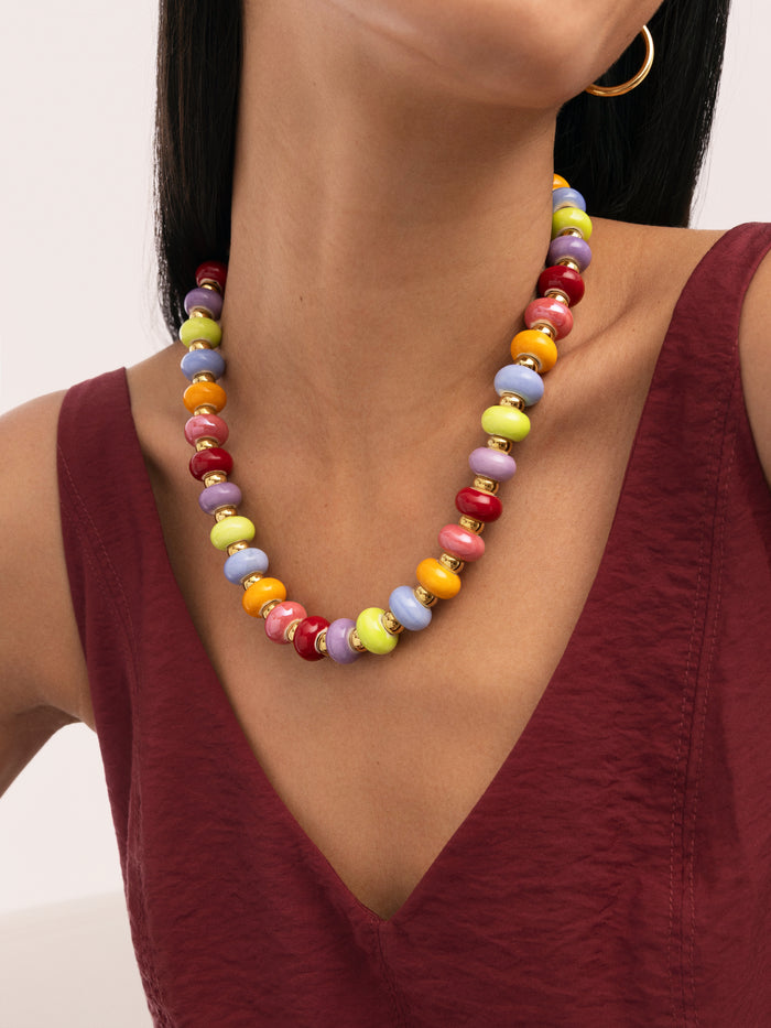Collar Maxi Frida Acero Baño Oro