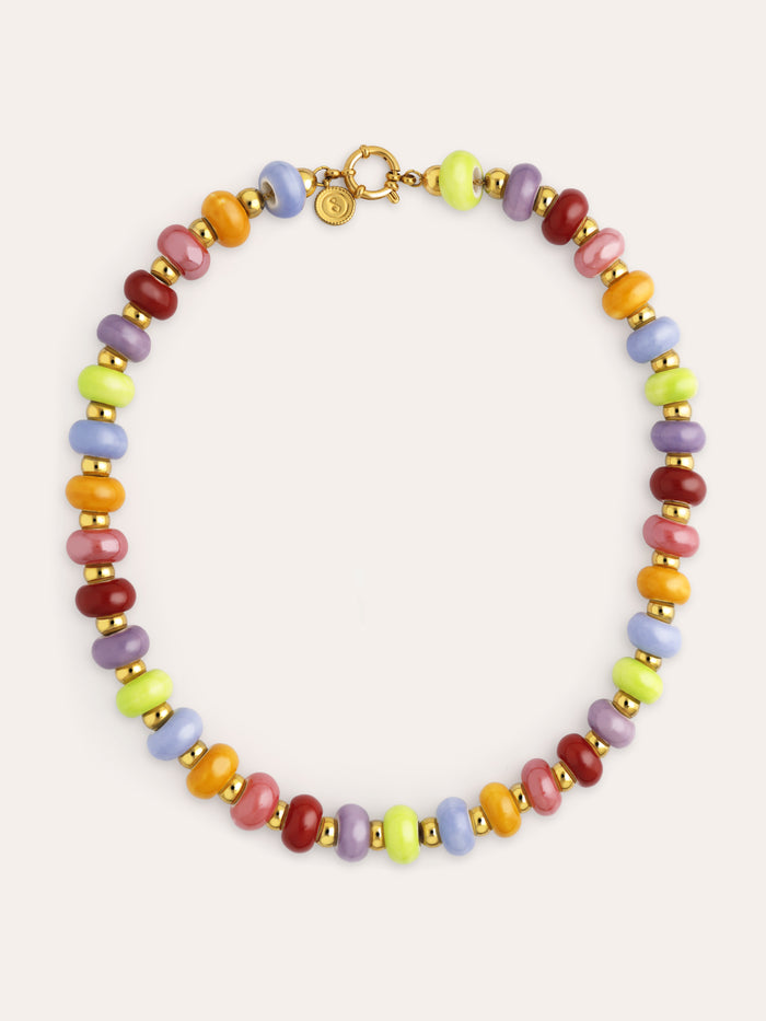 Collar Maxi Frida Acero Baño Oro