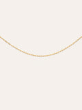 Collar Mini Fine Chic Acero Baño Oro