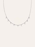 Collar Mini Moons 3mm Acero