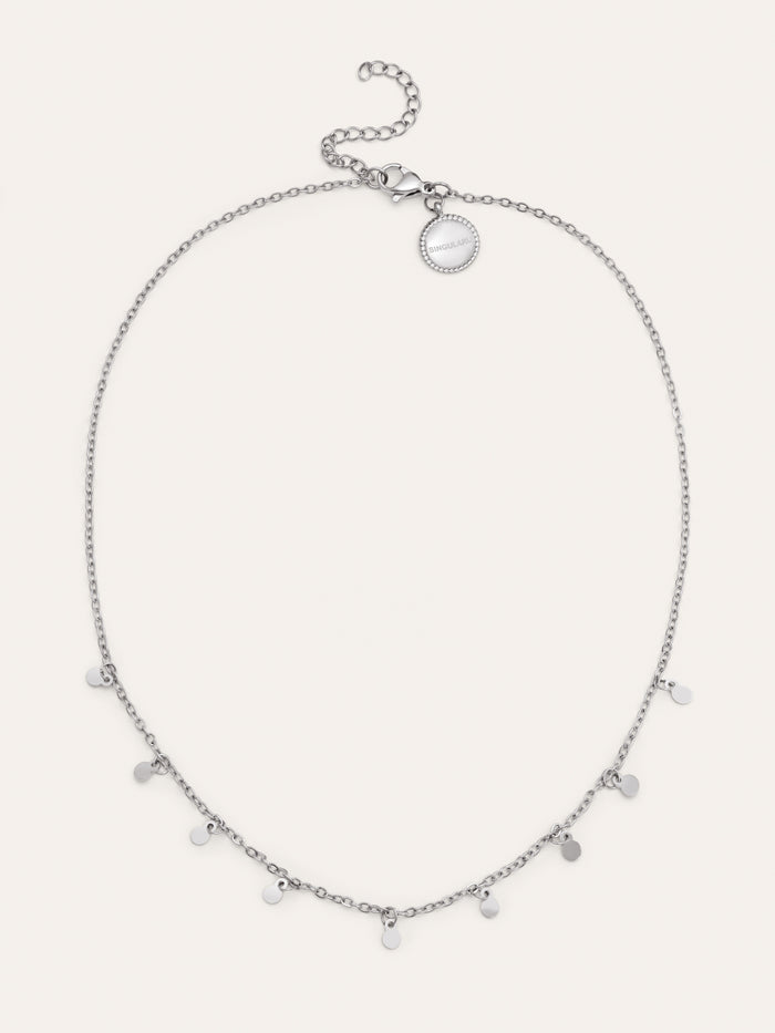 Collar Mini Moons 3mm Acero