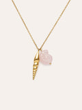 Collar Moana Acero Baño Oro
