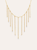 Collar New Clea Acero Baño Oro
