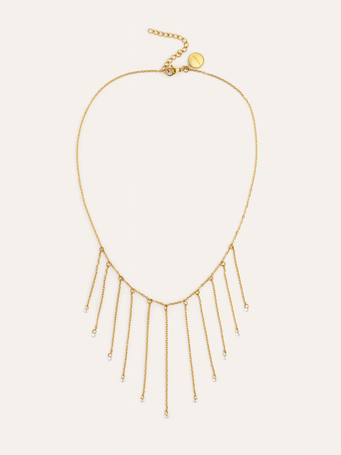 Collar New Clea Acero Baño Oro