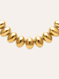 Collar Oceya Acero Baño Oro