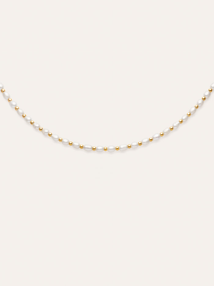 Collar Olympia Acero Baño Oro
