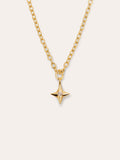 Collar Orion Star Plata Baño Oro