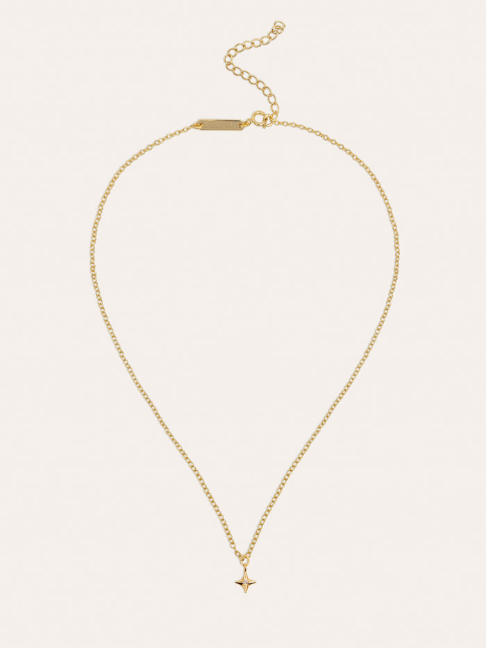 Collar Orion Star Plata Baño Oro