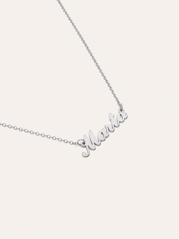 Collar Personalizado Carrie Plata