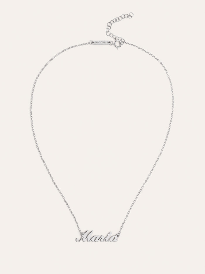 Collar Personalizado Carrie Plata