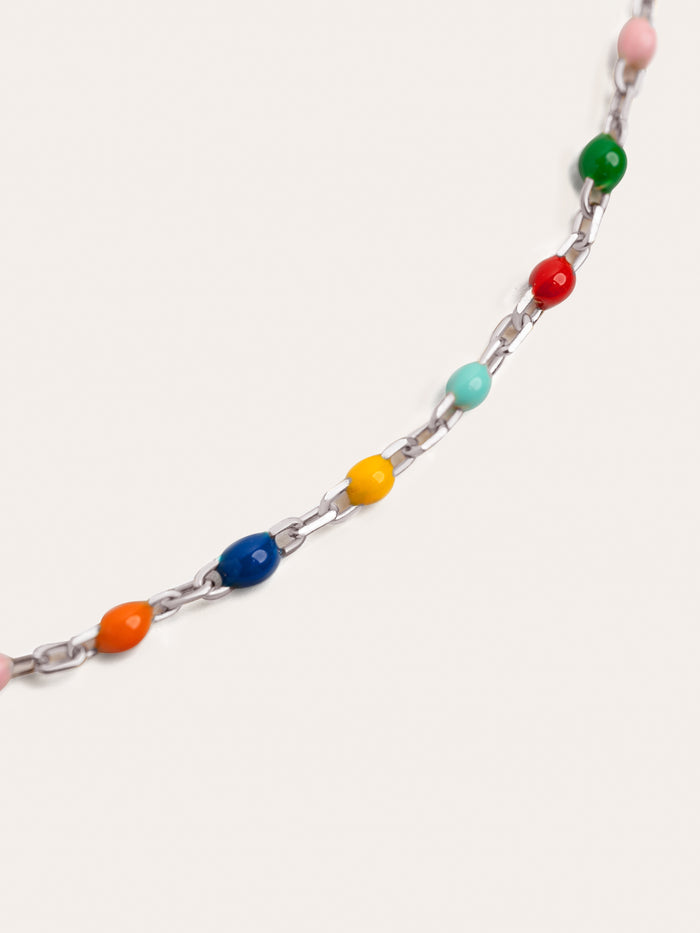 Collar Personalizado Colors Enamel Letter