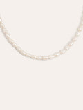 Collar Pompeya Acero Baño Oro