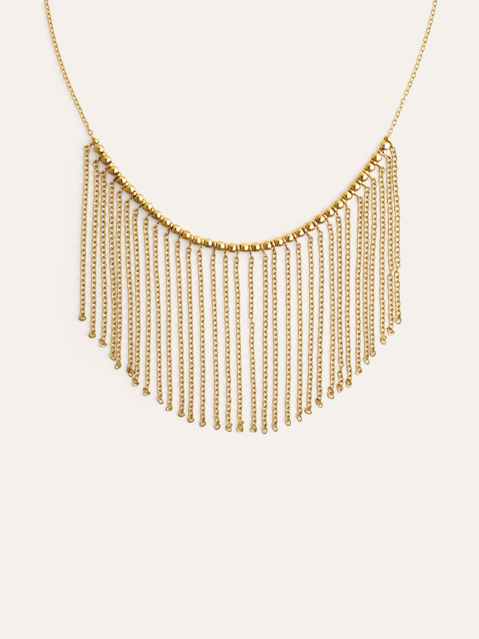 Collar Regina Acero Baño Oro