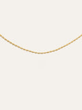 Collar Serpentine Acero Baño Oro