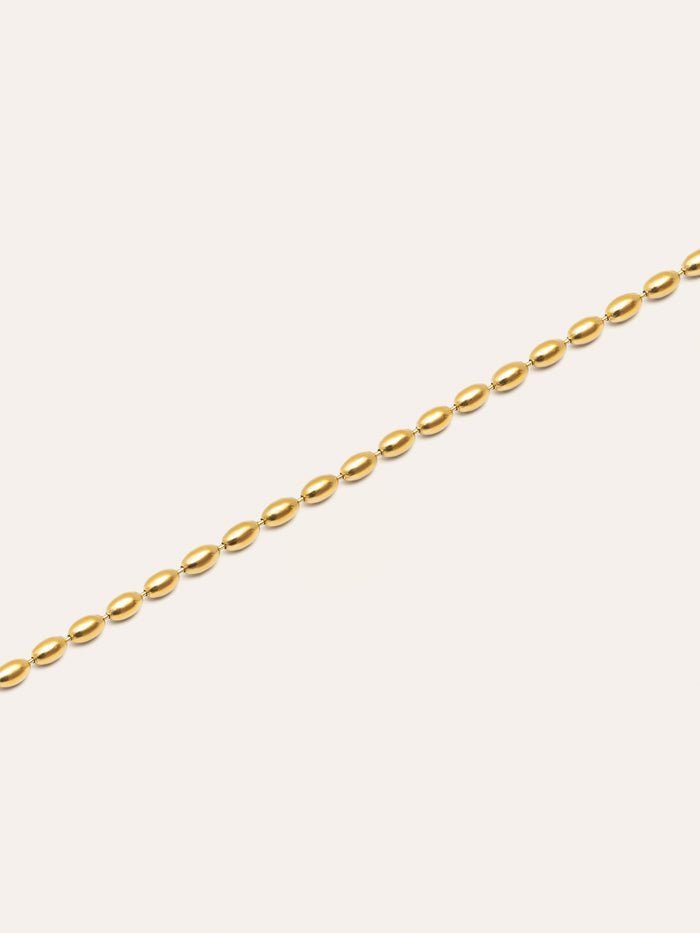 Collar Serpentine Acero Baño Oro