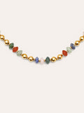 Collar Winter Bomb Acero Baño Oro