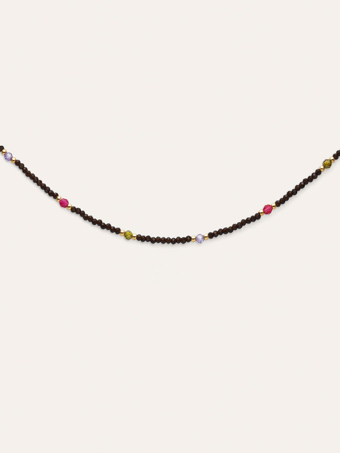 Collar Winter Glam Acero Baño Oro