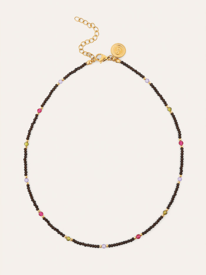 Collar Winter Glam Acero Baño Oro