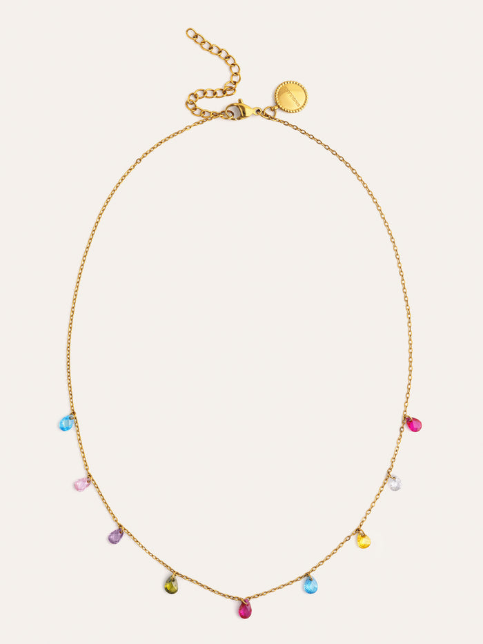 Collar Xiqueta Meua Colors Acero Baño Oro