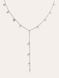 Collar Y Mini Moon Acero
