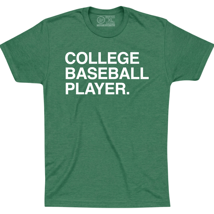 COLLEGE BASEBALL PLAYER. (CUSTOMIZE) - OBVIOUS SHIRTS