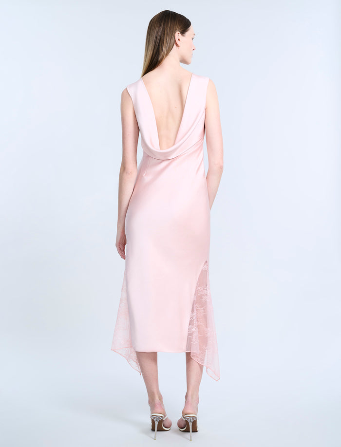 Cowl Back Dress