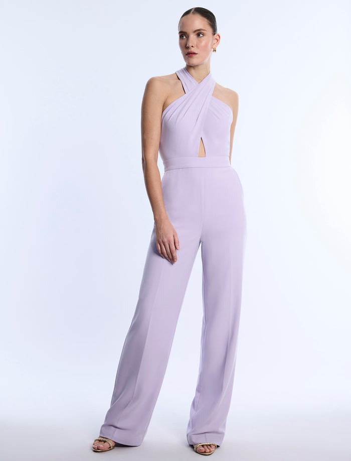 Cross Neck Jumpsuit