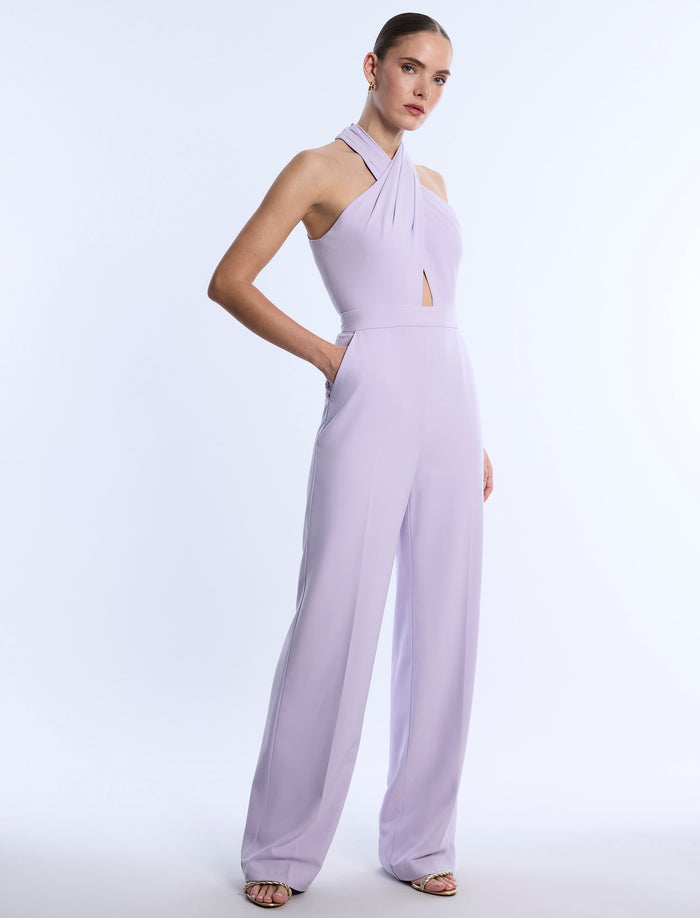Cross Neck Jumpsuit