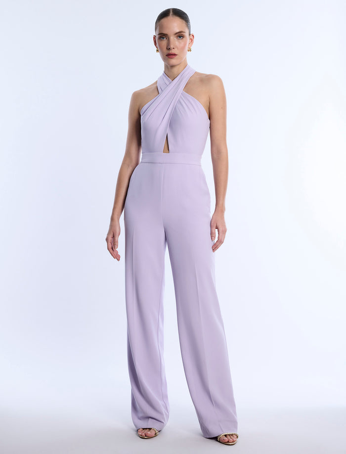 Cross Neck Jumpsuit