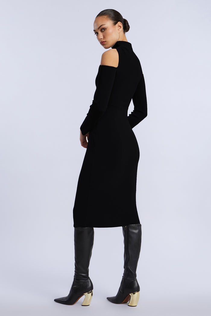Cutout Cold Shoulder Dress