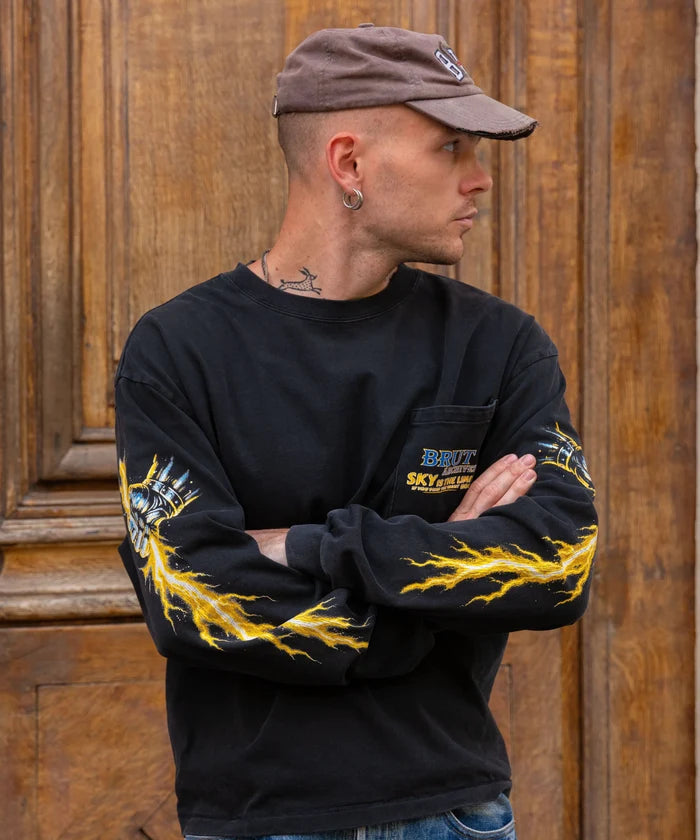 CYBORG HORSE TEE T-Shirts X-SMALL / BLACK - BRUT Clothing