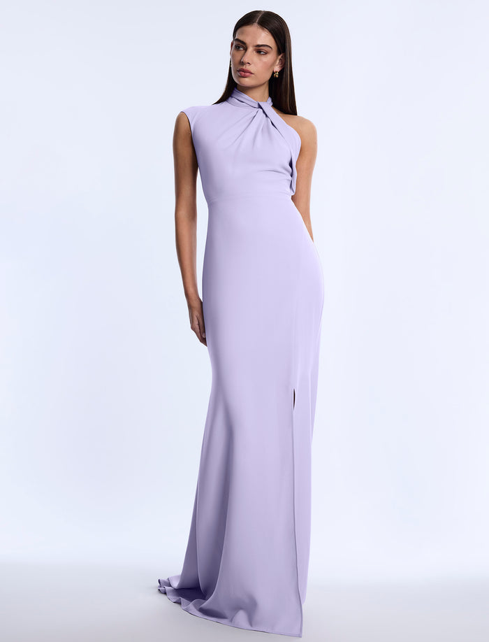 Drape Neck Gown