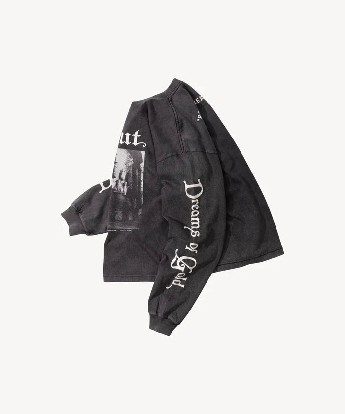 DREAM OF GOLD TEE T-Shirts X-SMALL / FADED BLACK - BRUT Clothing