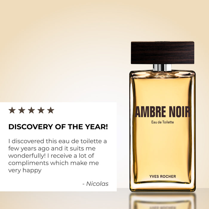 Eau de toilette for men Ambre Noir 100 ml